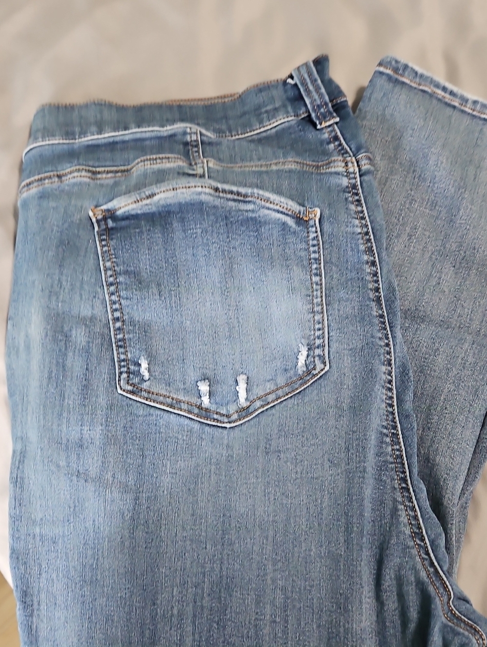 Celebrity Pink Light Blue Straight Leg Jeans